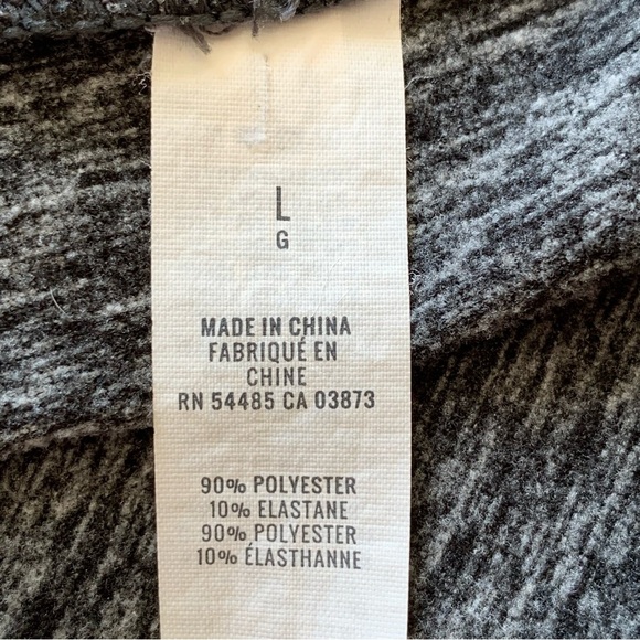 Aerie Pants Gray Pull On Bootcut Stretch Women Large Yoga Workout Gym Activewear - Picture 8 of 11